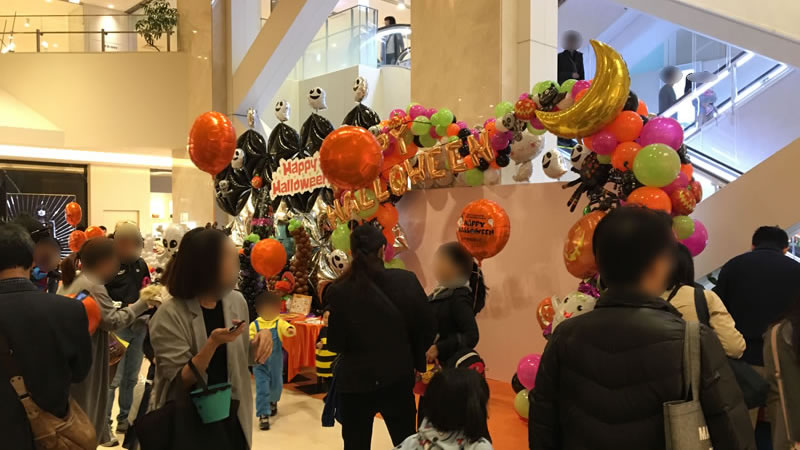 玉川高島屋様 ハロウィンイベントの様子