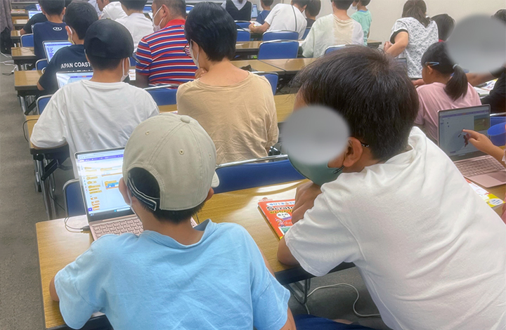 ワークショップキャラバンの様子